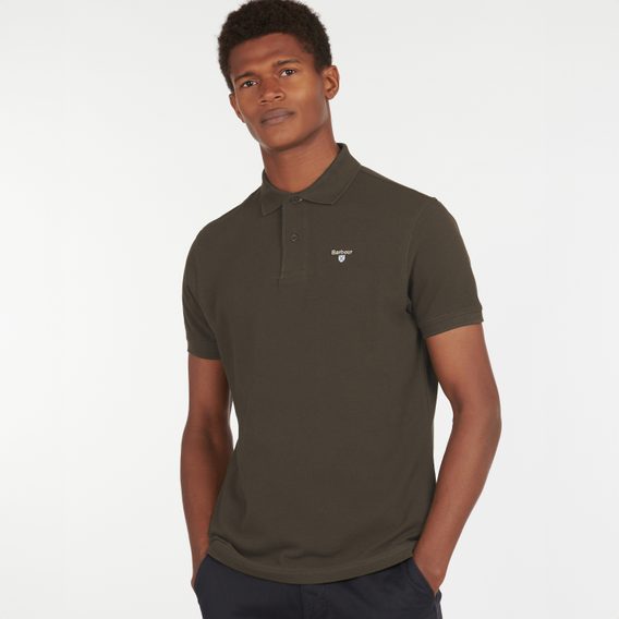 Barbour Sports Polo Shirt — Olive