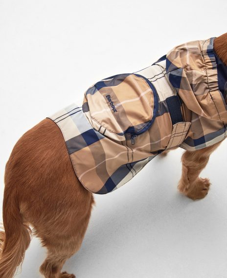 Barbour Packable Tartan Dog Coat — Primrose Hessian