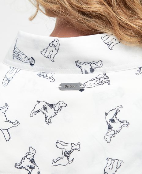 Barbour Safari Shirt — Dog Print