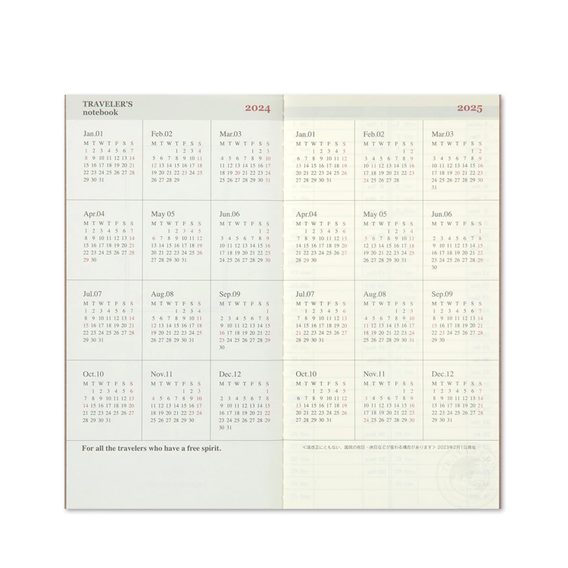 TRAVELER'S notebook 2024 Diary — Weekly