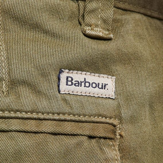 Jednobarevné kraťasy Barbour Neuston Twill Shorts - Ivy Green