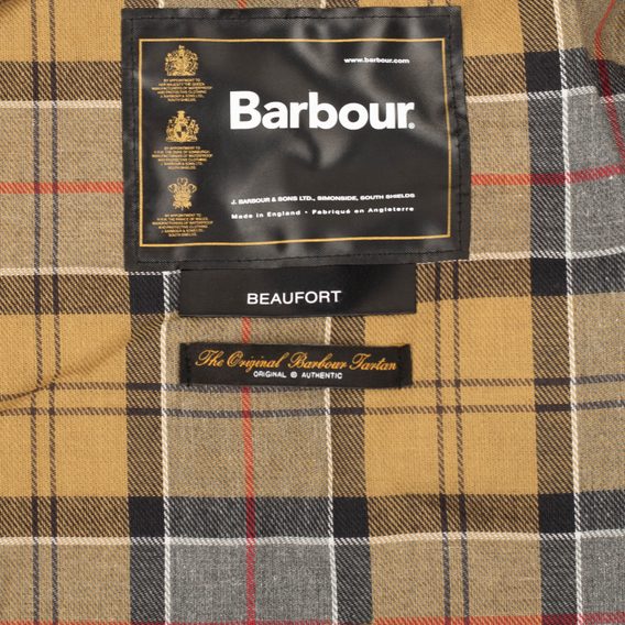Barbour Beaufort Wax Jacket — Navy