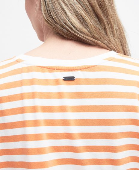 Barbour Adria Top — Orange Stripe