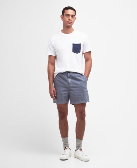 Barbour Melonby Shorts — Dark Chambray