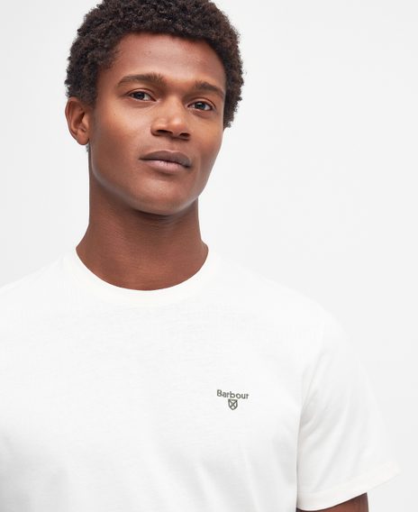 Barbour Essential Sports T-Shirt — Classic White