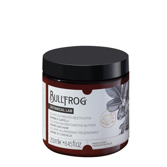 Vyživující máslo na vlasy a plnovous Bullfrog (250 ml)