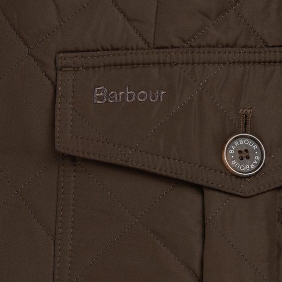 Barbour Quilted Lutz Jacket — Olive
