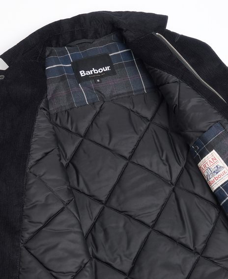 Barbour Winter Lutz Wax Jacket — Classic Black