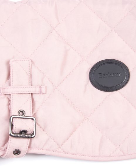 Barbour Quilted Dog Coat — Pink