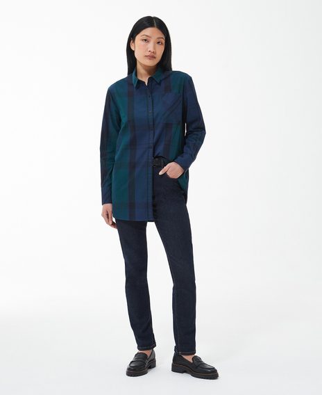 Barbour Perthshire Shirt — Sage Tartan