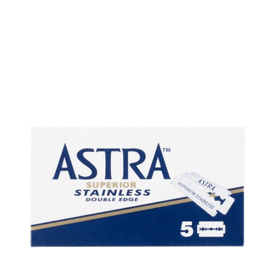 Klasické žiletky na holení Astra Superior Stainless (5 ks)