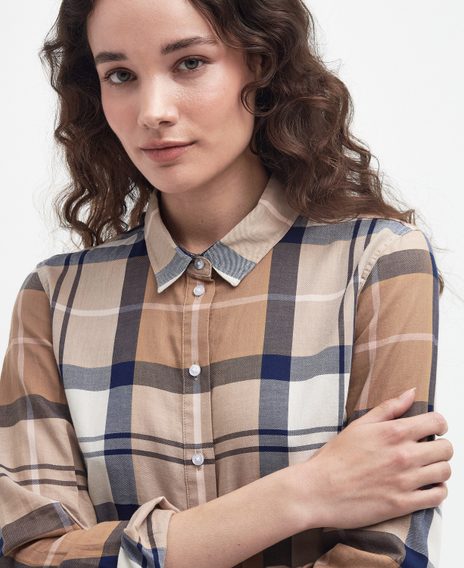 Barbour Bredon Shirt — Primrose Hessian Tartan