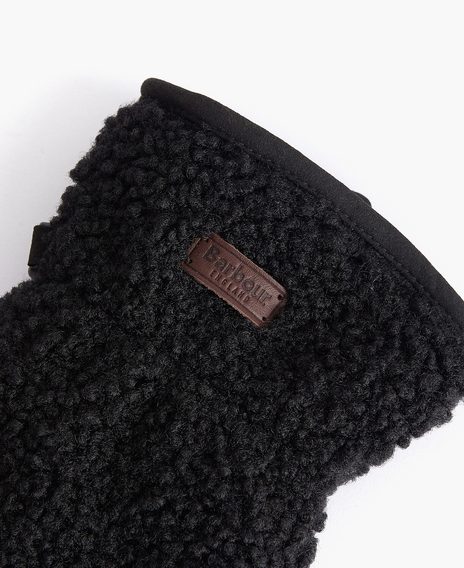 Barbour Eskdale Fleece Gloves — Black