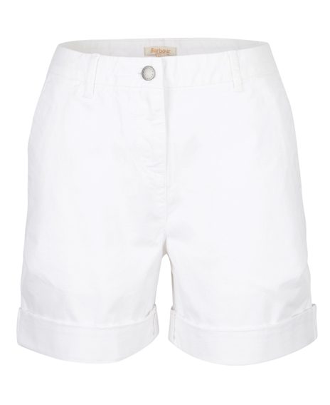 Barbour Chino Shorts — Classic White