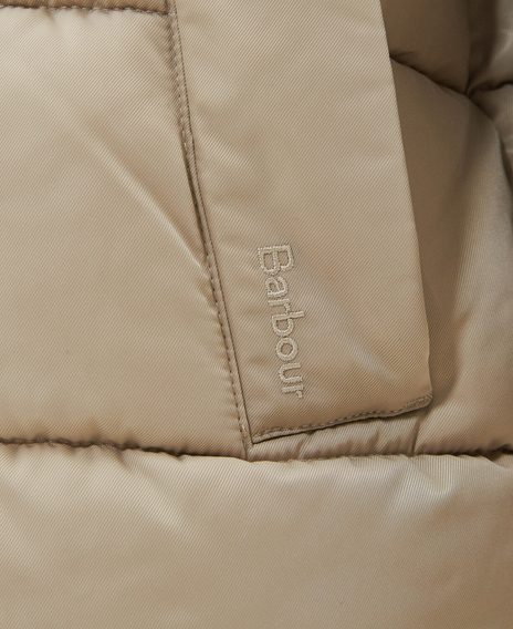 Barbour Germaine Quilted Jacket — Light Fawn