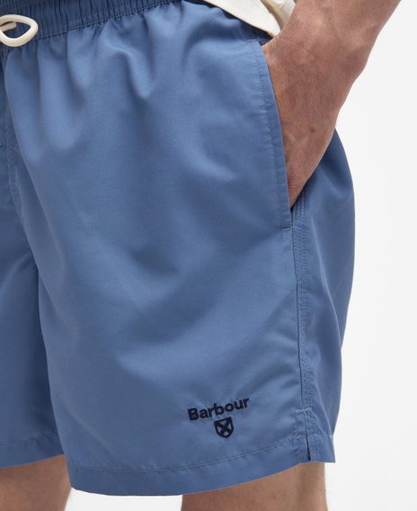 Barbour Logo Swim Shorts — Force Blue