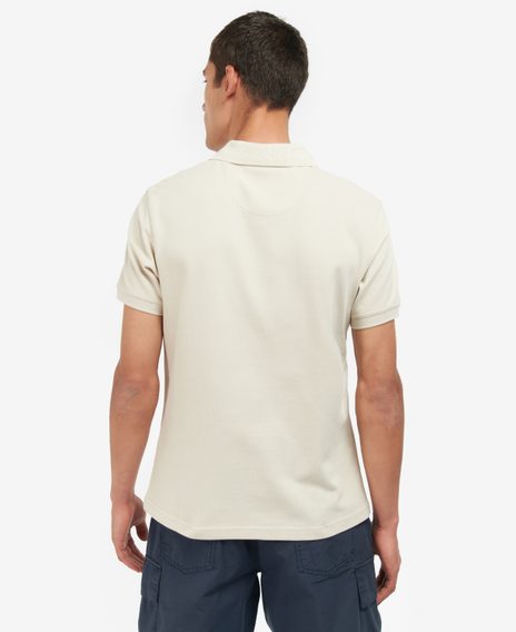 Barbour Sports Polo Shirt — Off-White