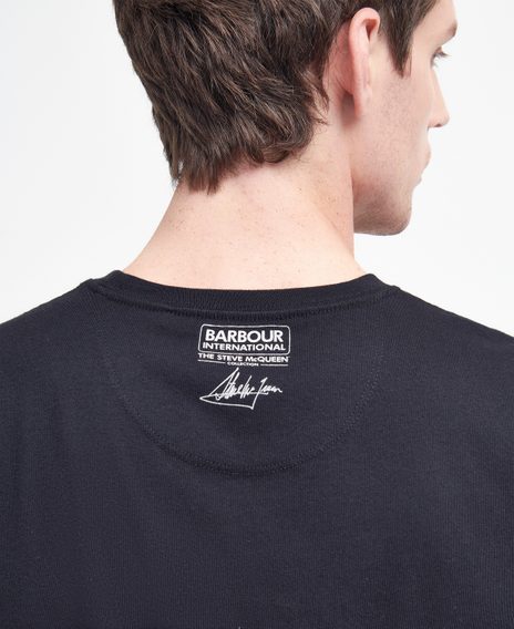 Barbour International Strike T-Shirt — Classic Black