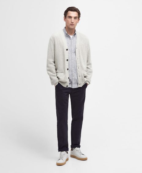 Barbour Howick Cardigan — Whisper White