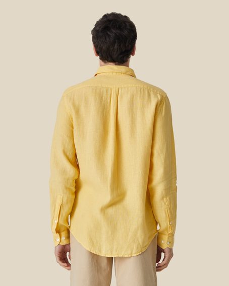 Portuguese Flannel Linen — Yellow