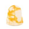 Zimní čepice pro děti žluto-bílá