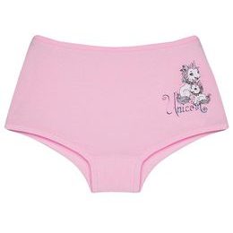 Dětské kalhotky šortky Jednorožci - růžová