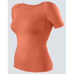 GINA dámské funkční tričko s krátkým rukávem dámské, krátký rukáv, bezešvé, s potiskem, jednobarevné Polyamid 88002P - onyx