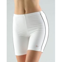 GINA dámské šortky krátké, dívčí, šité, klasické 93000P - bílá černá