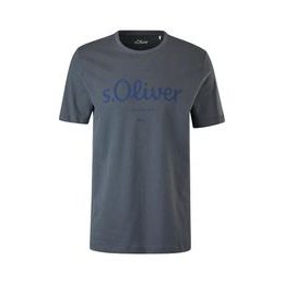 Pánské tričko s krátkým rukávem s.Oliver šedé