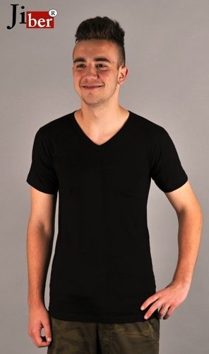 Pánské tričko JIBER Jiří černá Pánské tričko JIBER Jiří černá
