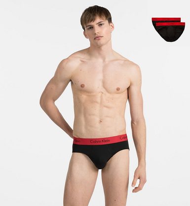 Pánské slipy CALVIN KLEIN 2PACK NB1462A černé Pánské slipy CALVIN KLEIN 2PACK NB1462A černé
