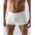 GINA pánské boxerky s kratší nohavičkou, kratší nohavička, bezešvé, jednobarevné Bamboo PureLine 53004P - bílá