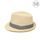 Trilby klobouk s černo-bílou stuhou