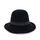 Vlněný klobouk s pruhem černý