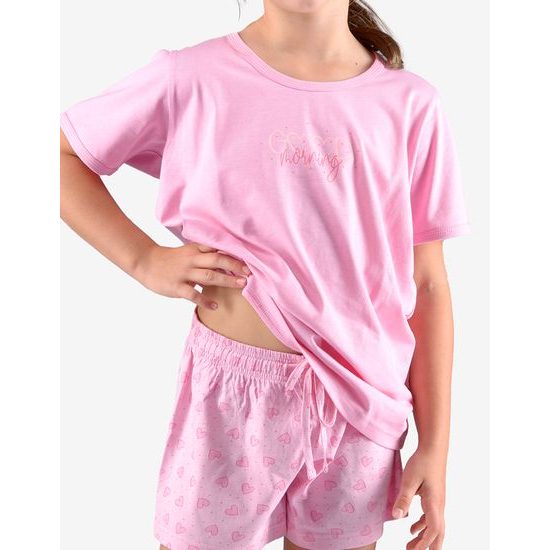 GINA dětské pyžamo krátké dívčí 29008P - cukrová fruktóza