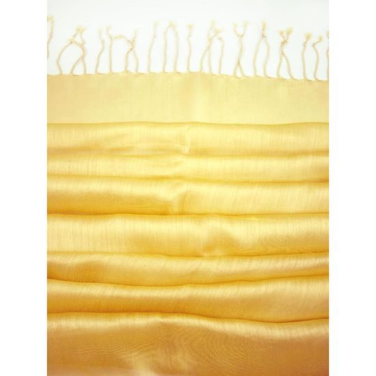 Elegantní prodyšný šál - žlutý