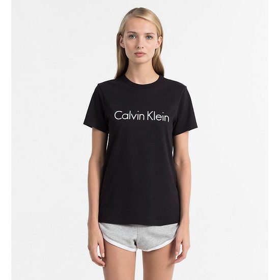 Tričko CALVIN KLEIN Cotton Top QS6105E černé