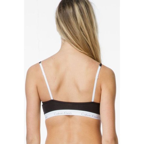 Podprsenka bralette CALVIN KLEIN Modern Cotton QF1536E černá