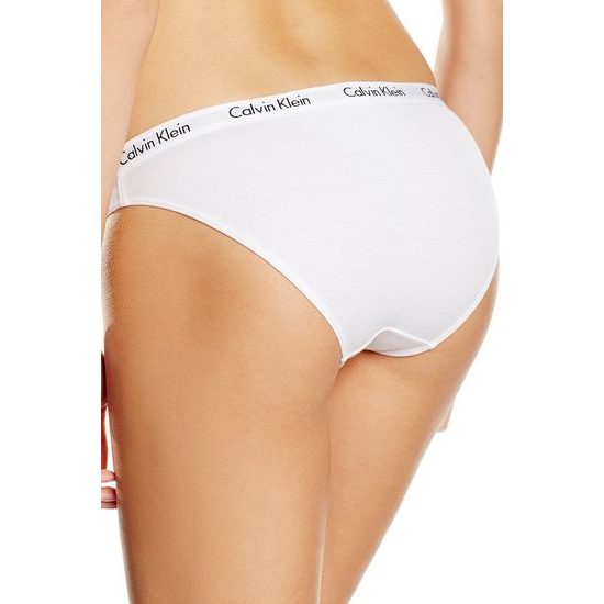 Dámské kalhotky CALVIN KLEIN QD3588E-999 Carousel 3-pack bikini černá/bílá/šedá