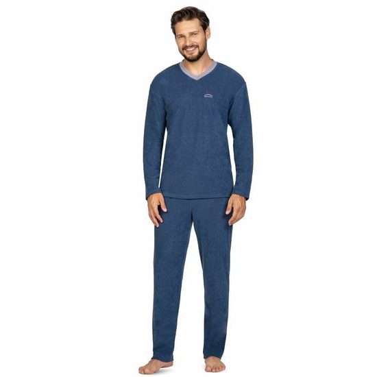 Froté pánské pyžamo Jack modré