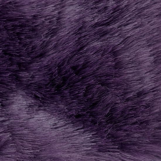 Elegantní kožešinová štola fialová