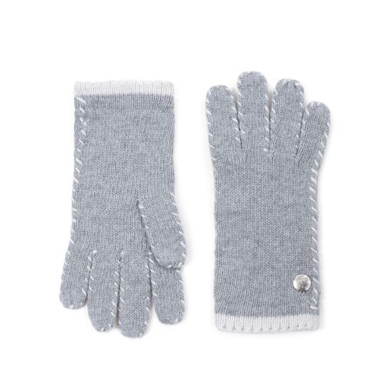 Šedé zimní rukavice