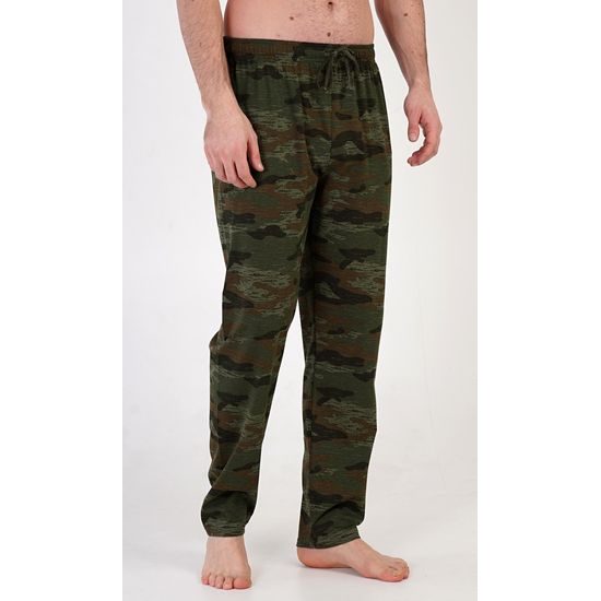 Pánské pyžamové kalhoty Army - khaki