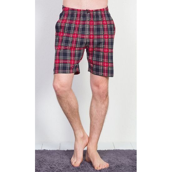 Pánské pyžamové šortky Karel - červená