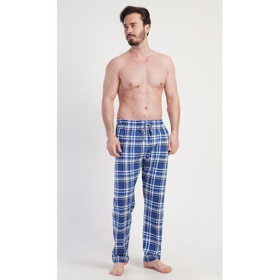 Pánské pyžamové kalhoty Josef - tmavě modrá