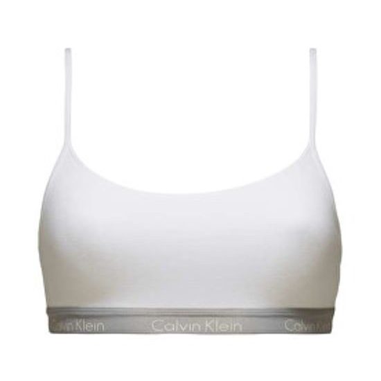 Podprsenka bralette CALVIN KLEIN Modern Cotton QF1536E bílá