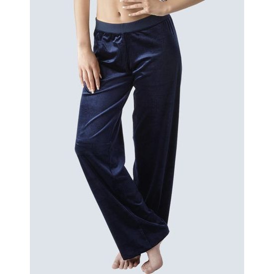 GINA dámské kalhoty dlouhé rovné základní délka, šité, klasické, jednobarevné 96084P - lékořice