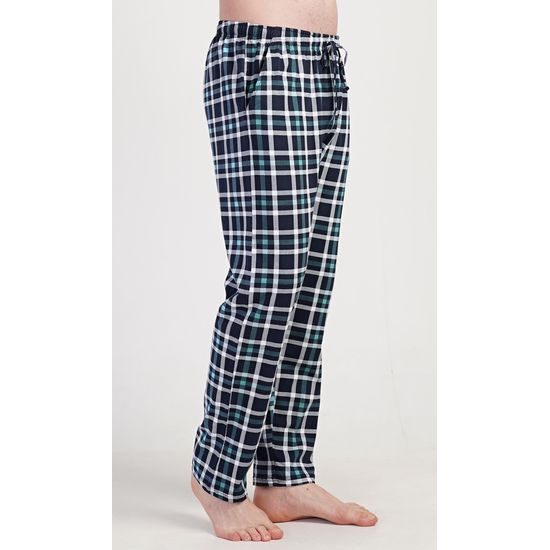 Pánské pyžamové kalhoty Simon - tyrkysová