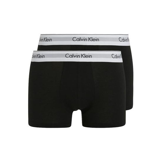 Pánské boxerky CALVIN KLEIN Modern Cotton Stretch 2 pack NB1086A černá