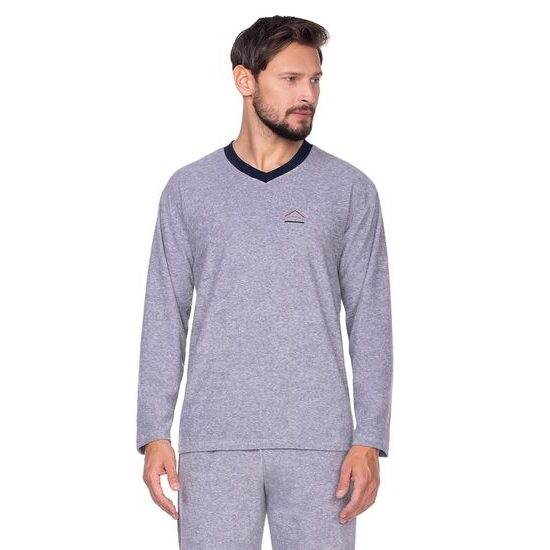 Pánské pyžamo 592 grey plus